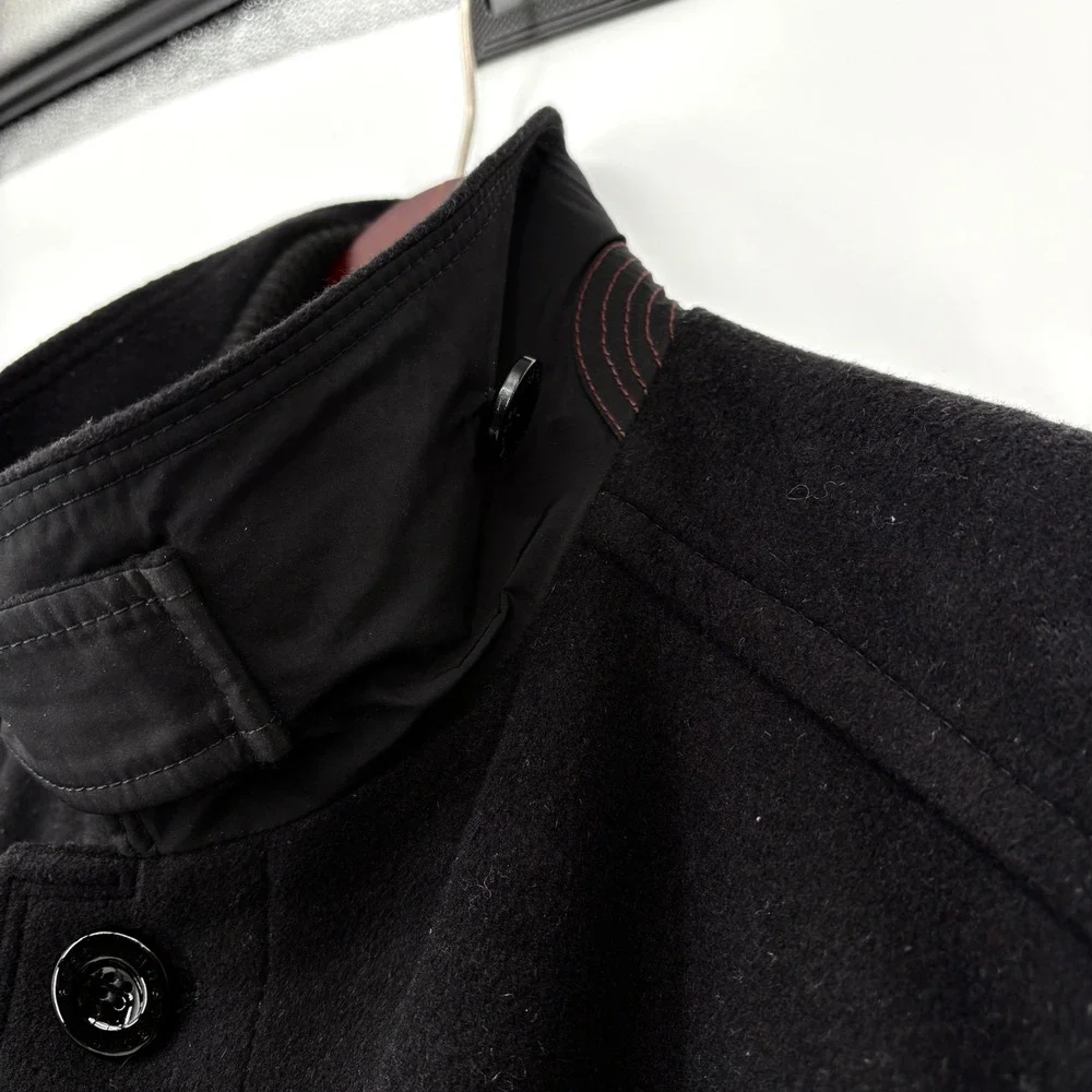 Hugo Boss Black Label by Hugo Boss Jacket Wool Blend Coat‎ Jacket Peacoat 40R